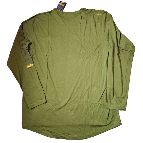 Ariat Rebar Long Sleeve Work Shirt | Green | Men’s 2XL Tall | VentTEK | NWT - Picture 2 of 9